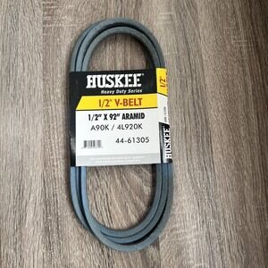 Huskee 1/2" x 92" V-Belt A90K 4L920K Aramid Heavy Duty MTD Cub Cadet